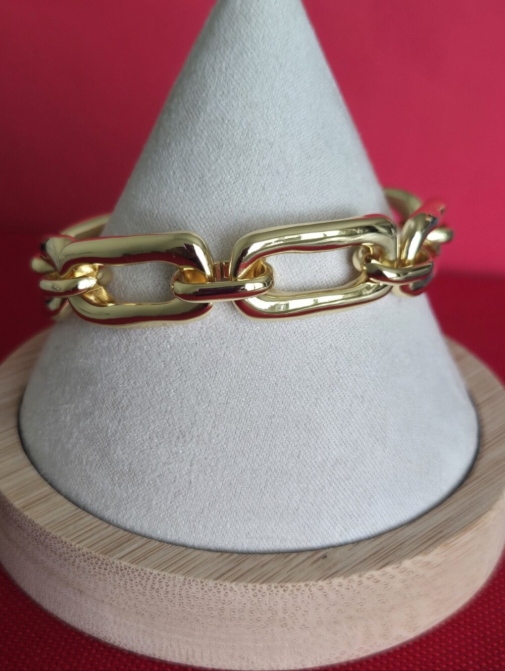 Uno De 50 • ABANADO • Gold Plated Link Bracelet - Picture 8 of 12